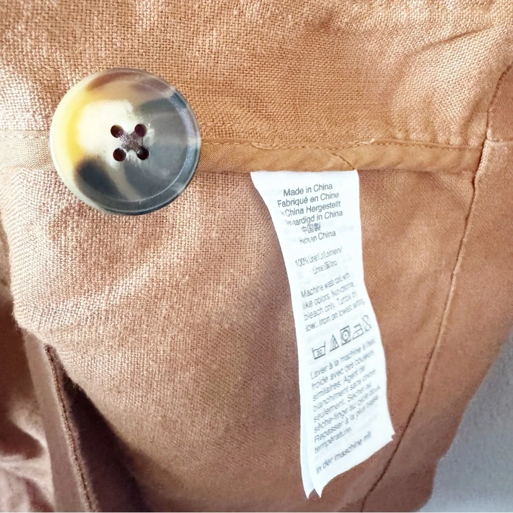 Madewell Linen Dorset Tan Blazer - Picture 8 of 14